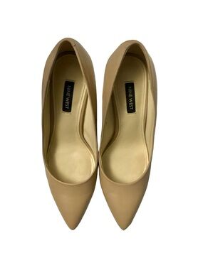 Nine West Beige Pointed-Toe Pumps